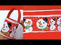 Рисуем снеговиков и делаем игрушку на Рождество