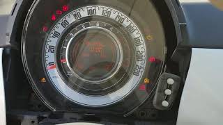 Fiat 500 odometer correction