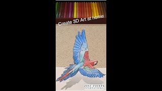 Create 3D Art at home.