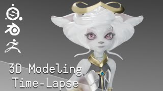 Altar Guardian: Tian 🦌 // 3D Modeling Time-Lapse Altar Guardian: Tian 🦌 // 3D Modeling Time-Lapse