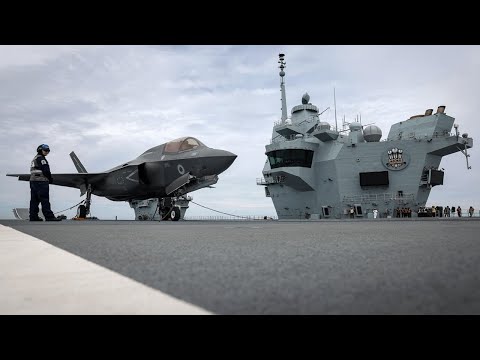 Unleashing The Power: HMS Prince Of Wales Takes F-35s To Sea