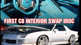 stitched by slick iroc c8 interior swap