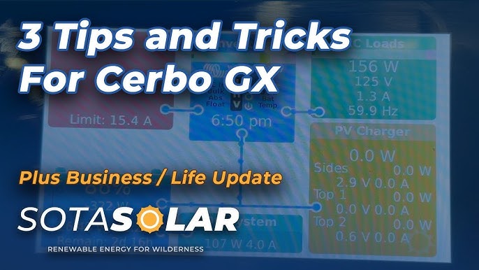 How to install and setup GuiMods Hack on the Victron Cerbo GX and