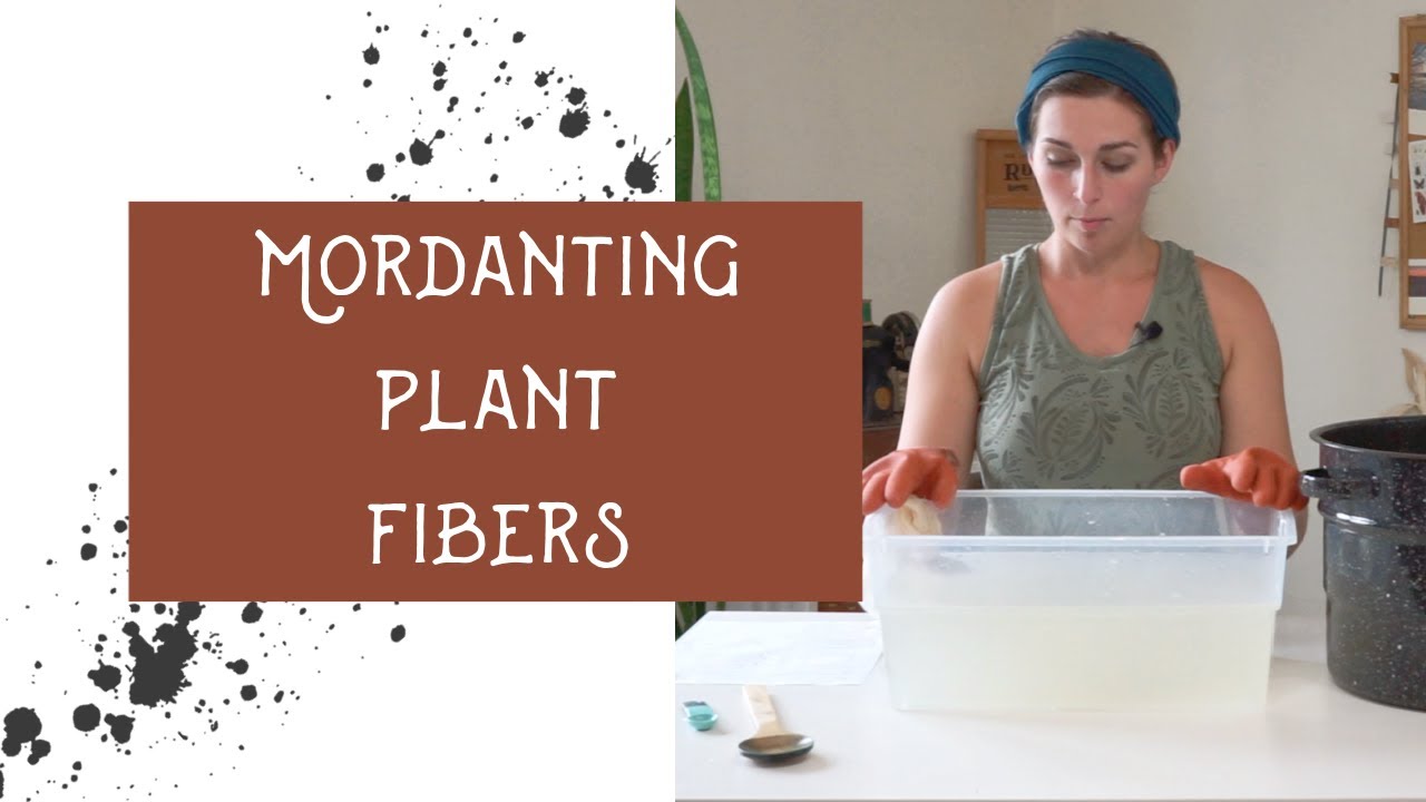 How To Mordant Cotton And Linen For Natural Dyeing