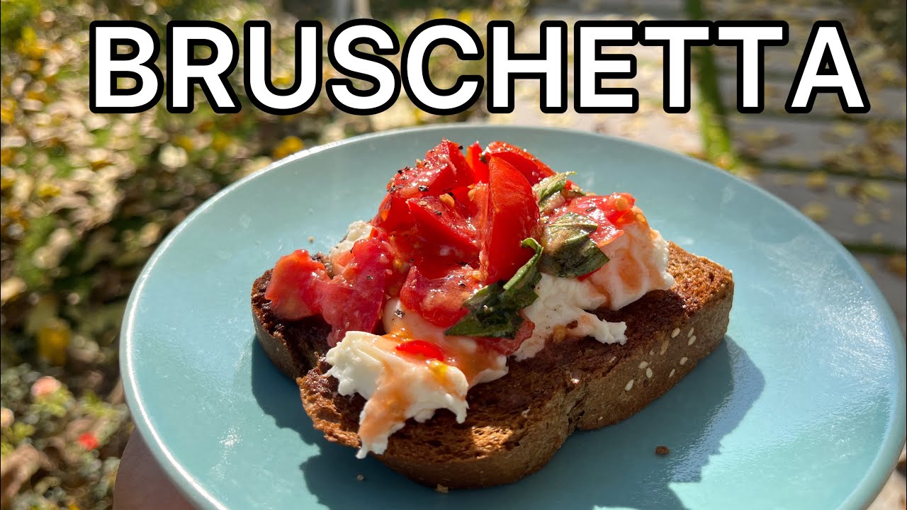 BRUSCHETTA [6 STEPS TUTORIAL] #easyrecipe #brunch #bruschetta - YouTube