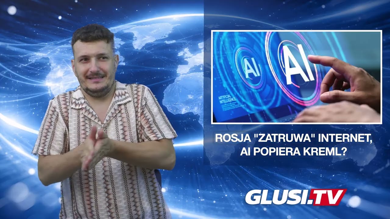 Rosja "zatruwa" Internet, AI popiera Kreml?