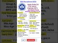 Dda recruitment 2025| Dda JE vacancy| Dda vacancy 2025 #dda #shorts #govtjob