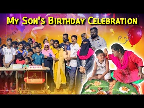 My Son's Birthday Celebration Ft. Aranthangi Nisha | Karuppu Roja