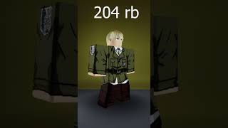 Make Armin In Roblox [Attack On Titan] #shorts