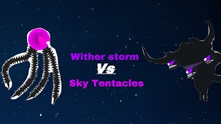 Wither storm vs sky tentacles (Minecraft story mode vs Trevor Henderson giants)sticknodes animation