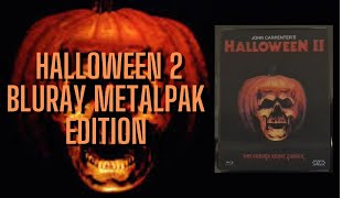 Halloween 2 Blu Ray Metalpak Unboxing & Review.
