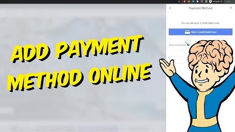 How To Add PS4 / PS5 Payment Method Online 2022