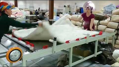 Richpeace Single Head Quilting Machine for quilts running in Russia customer