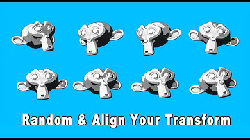 Blender Tip: Random & Align Your Transform