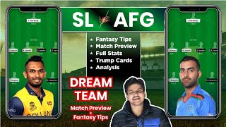 SL vs AFG Dream11 Team Prediction, AFG vd SL Dream11, Srilanka vs Afghanistan Dream11: Fantasy Tips