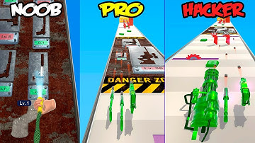 Clear and Shoot - NOOB vs PRO vs HACKER