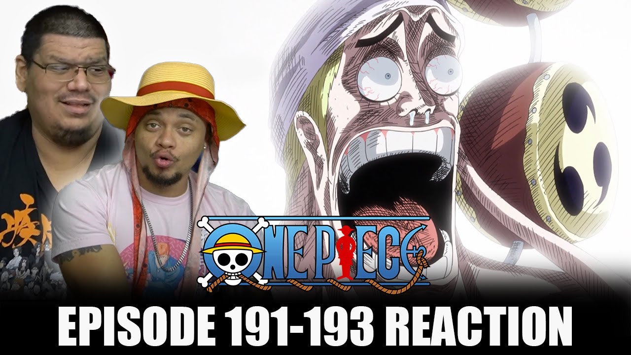LUFFY DEFEATS ENERU! ONE PIECE EPISODE 191193 REACTION VIDEO YouTube