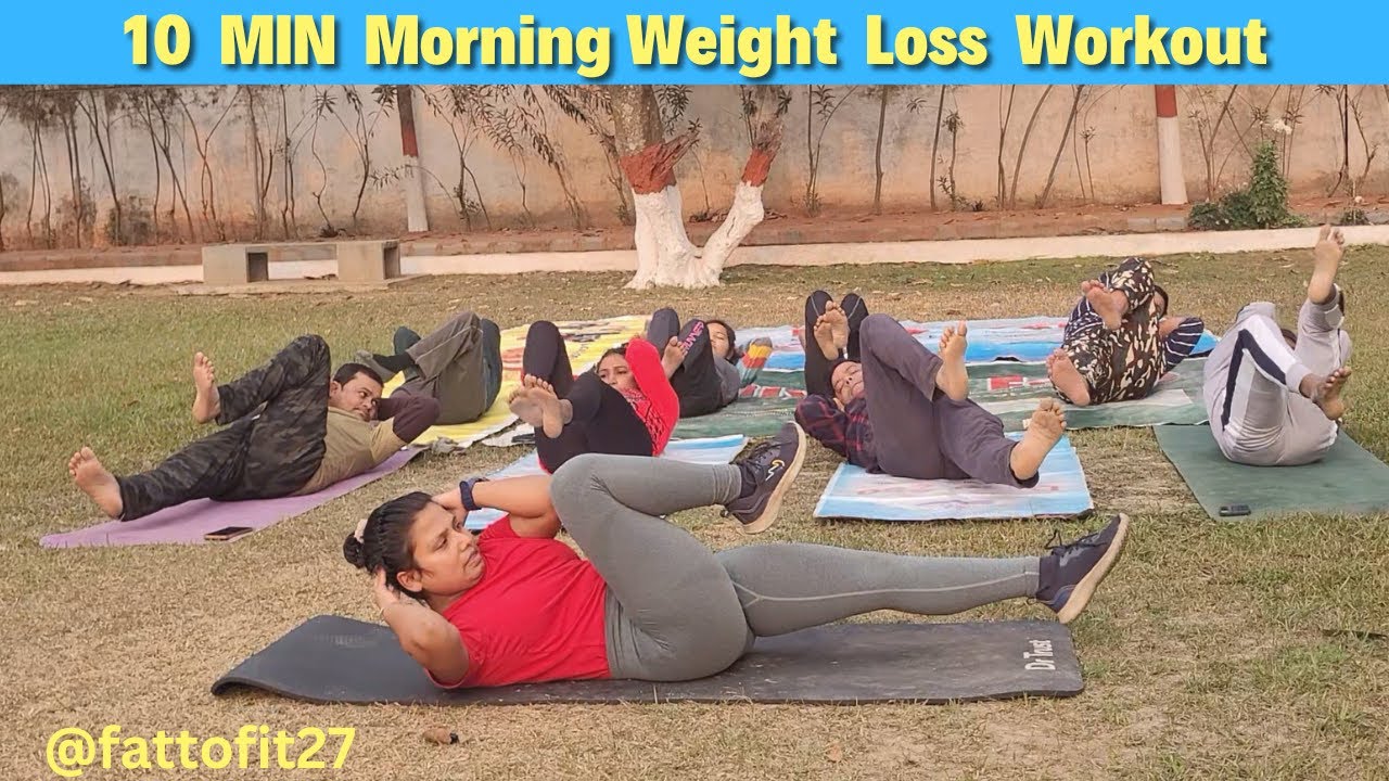 10 MIN Morning Weight Loss Workout fattofit27 morningworkout 