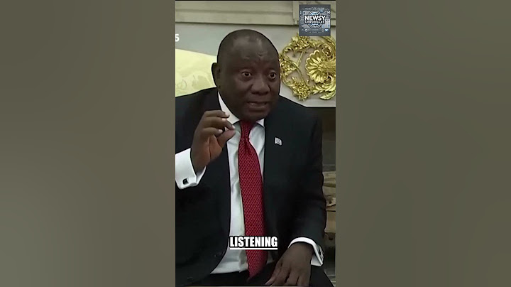 BREAKING NEWS: Trump, South Africa President Have Shocking Argument About White Farmer Death Claims