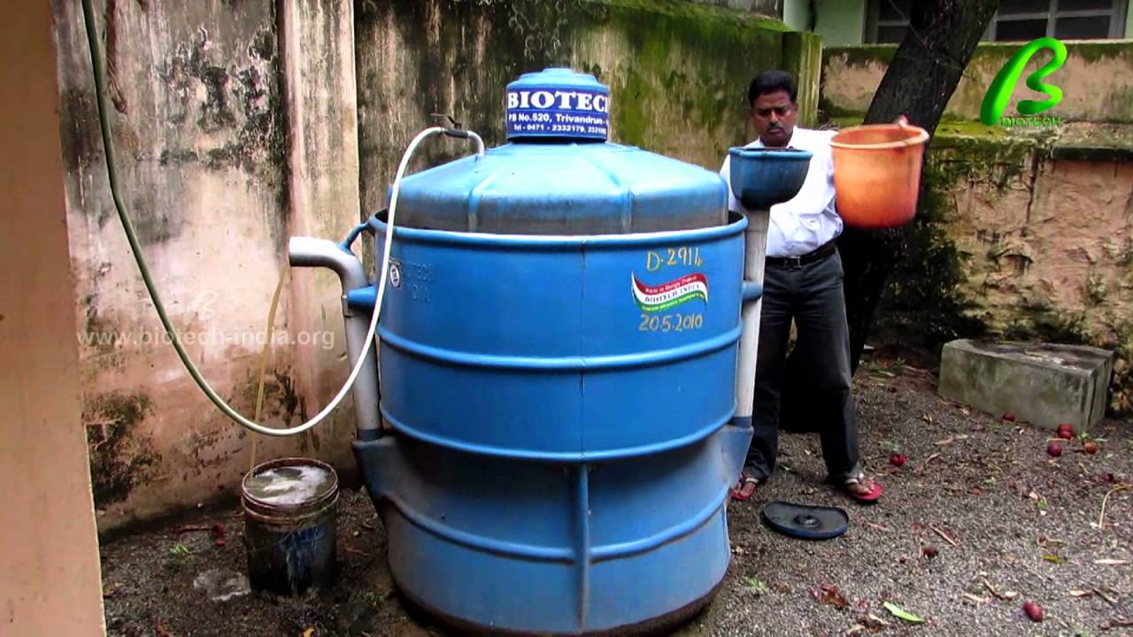 how to produce biogas from kitchen waste