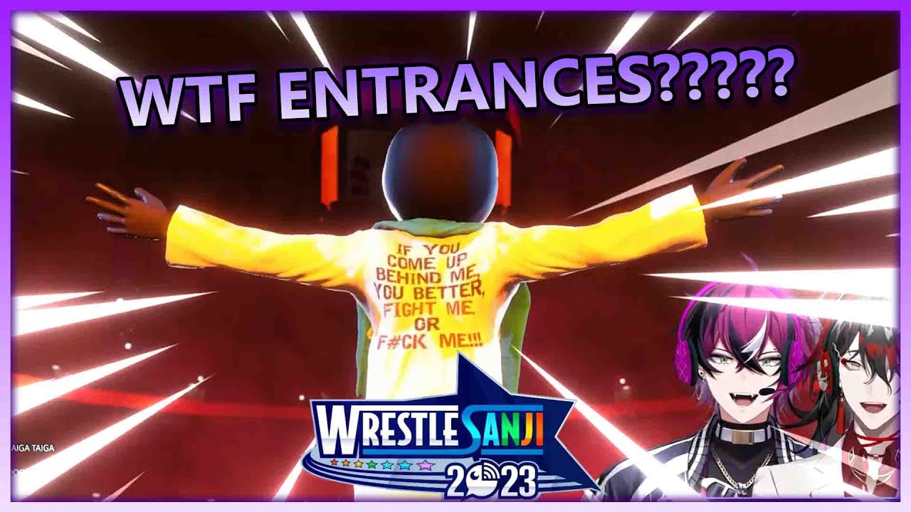All Day 2 #WrestleSanji2023 Entrances! (NIJISANJI EN)