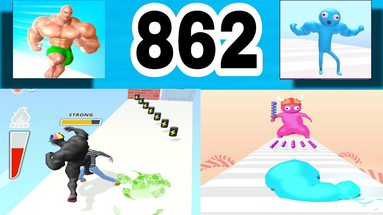 Muscle Rush VS The Big Hit: GameplayWalkthrough All Levels ( part 862 )