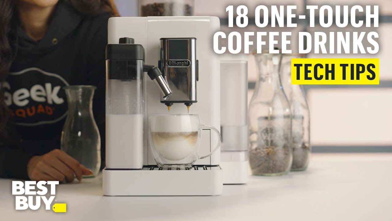 One-Touch Drinks with De'Longhi Rivelia Fully Automatic Espresso