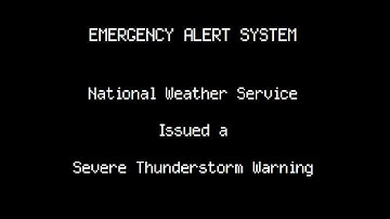 EAS Mock - Severe Thunderstorm Warning - Indianapolis