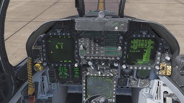 DCS F/A-18C Cold Dark Start Up