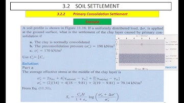 CHAPTER 3: Primary & Secondary Consolidation