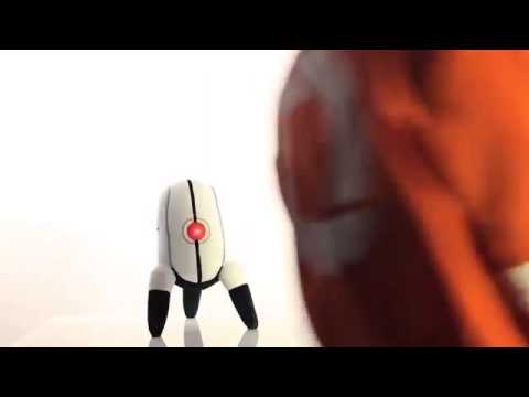 Portal 2 Plush Turret with Sound from ThinkGeek   YouTube