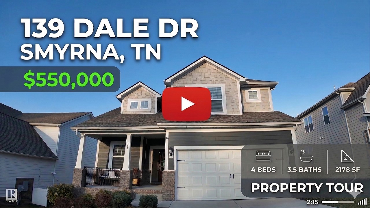 Smyrna Home Tour: Two-Story Vaulted Ceilings & Endless Light - Where to Live in Nashville