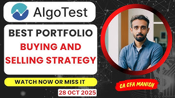 Algotest Best Selling and Buying Strategy | Nifty and Sensex Expiry Strategies