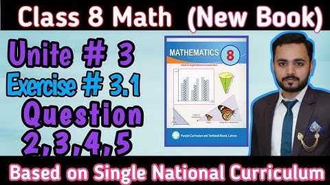 Class 8th Math New book Exercise 3.1 Question 2,3,4,5 Complete|8th Math New book 2023-24|#8thmath