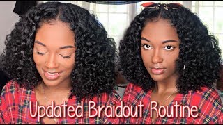 UPDATED BRAID OUT ROUTINE | SUMMER 2019