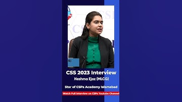 Mock Interview | CSS exam preparation from CSPs Academy, Islamabad  #csspreparation