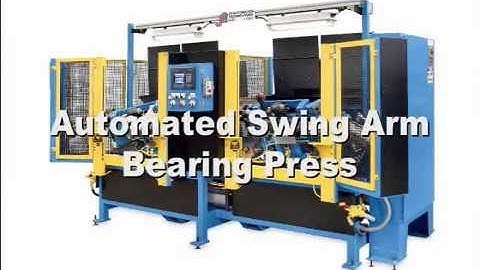 Automated Swing Arm Bearing Press | JR Automation | Product Demonstrations