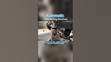 ±0.02mm Precision! Military-Grade Dual Chamfering, Flat & Bevel Chamfering in One Machine #machine