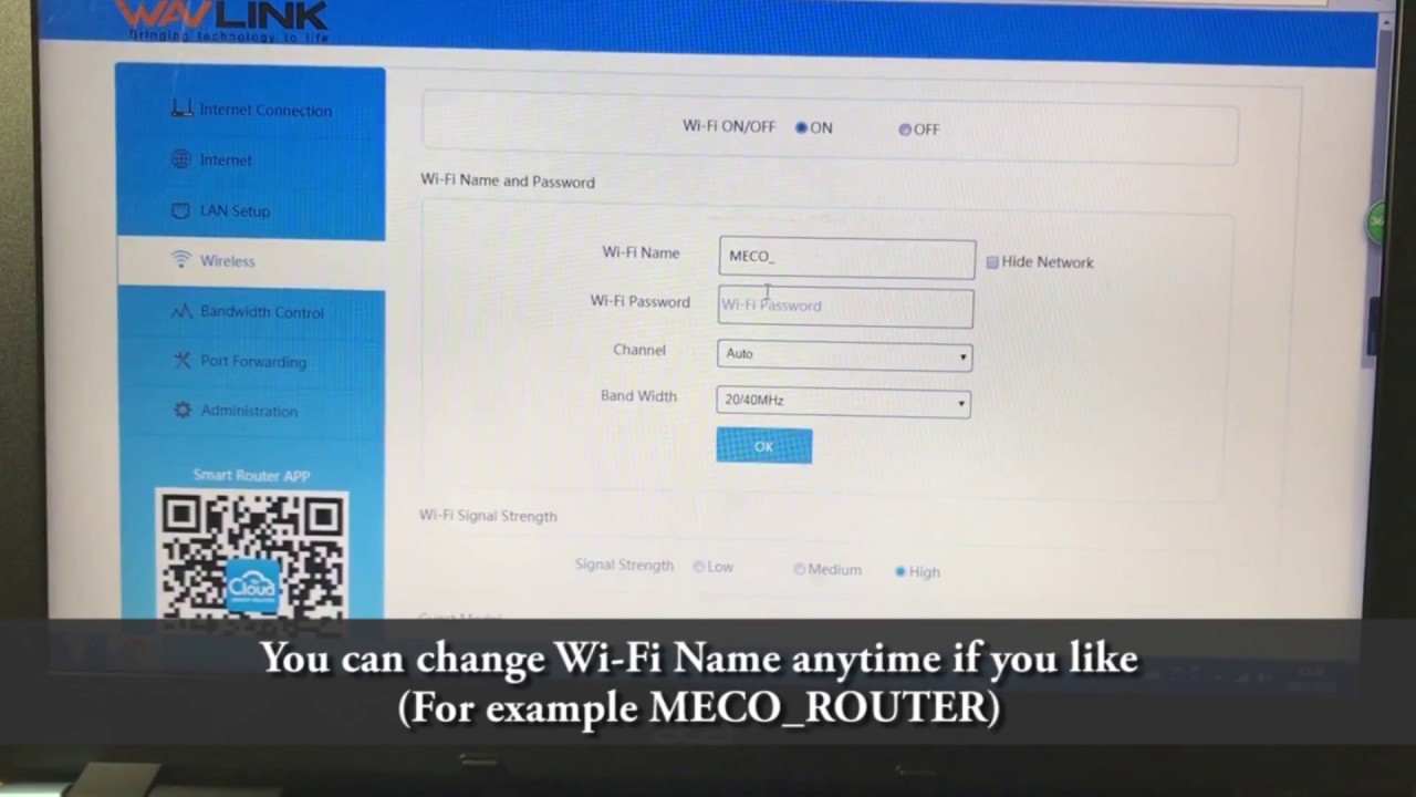 MECO ROUTER simply setup operation - YouTube