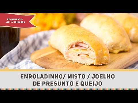 Enroladinho de Queijo e Presunto - Receitas de Minuto EXPRESS #246