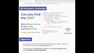 INTIGRITI XSS CTF WRITEUP #1