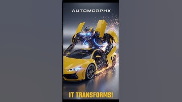 This car TRANSFORMED into a ROBOT! 🤖🔥 #AutoMorphX #Shorts