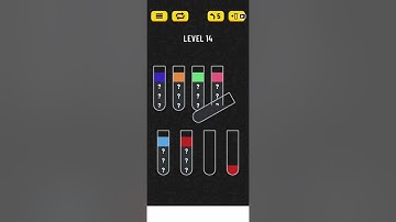 2022! Water Sort Level 14 Walkthrough Solution Android/iOS