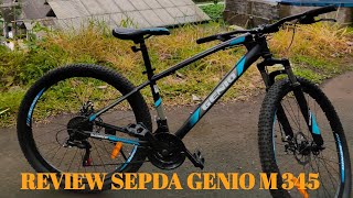 REVIEW SEPEDA GENIO M 345 - SEPEDA MURAH