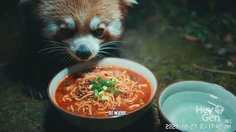 Spicy Noodle Challenge Gone Wrong 🥵🐾 | Funny Animal Caught on Camera!