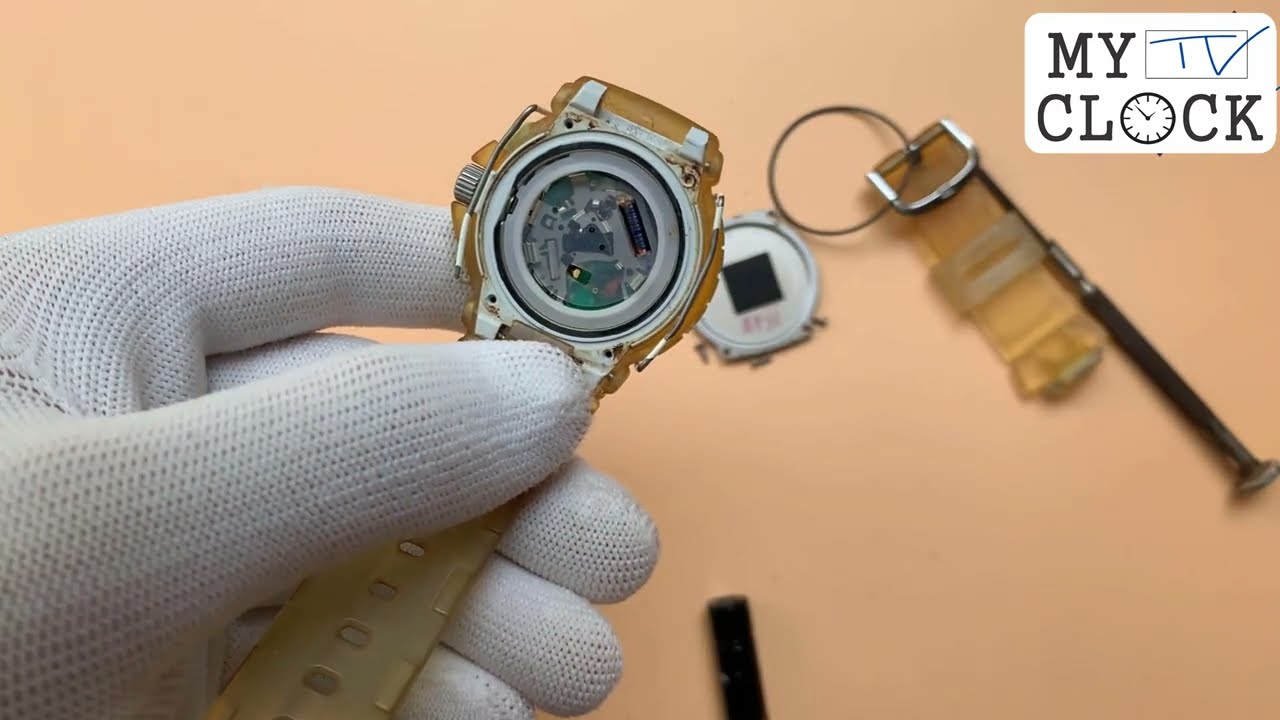 Casio Baby-G BG-20 1788 42mm 10Bar Inside & Battery Replacement