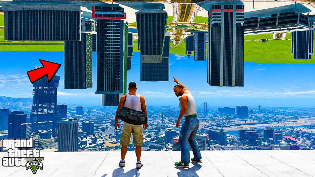 Franklin Can Save Los Santos From The Flipped Indian Driving 3D City in GTA 5 Telugu