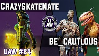 UAW #24 - CrazySkateNate vs. BE_CAUTlOUS [Match 10/14 - Losers Quarterfinals]