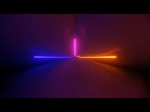 Colorful Neon Lines - Tunnel Loop Motion Graphic - Background, Stock Video