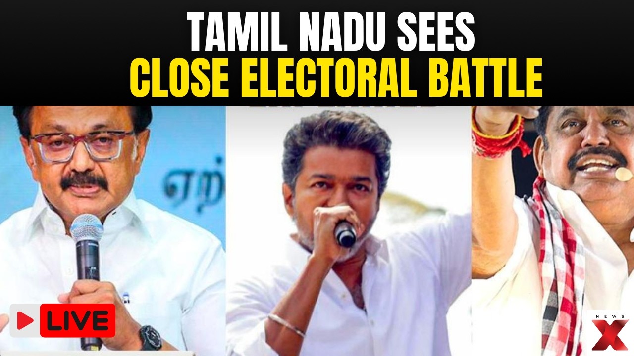 Tamil Nadu 2026 Election LIVE: Tight DMK vs AIADMK Race, Vijay Emerges ...